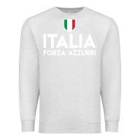 Oatmeal Heather italia soccer jersey Premium Sweatshirt - linhVisuals