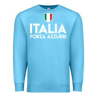 Ocean Blue italia soccer jersey Premium Sweatshirt - linhVisuals