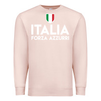 Pale Pink italia soccer jersey Premium Sweatshirt - linhVisuals