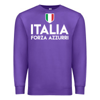 Purple italia soccer jersey Premium Sweatshirt - linhVisuals