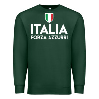 Sports Green italia soccer jersey Premium Sweatshirt - linhVisuals