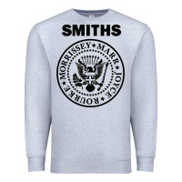 Heather Grey the smiths Premium Sweatshirt - linhVisuals