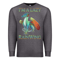 Charcoal Heather Chill Rainwing Dragon Retro Fan Tee Wings of Fire Premium Sweatshirt - linhVisuals
