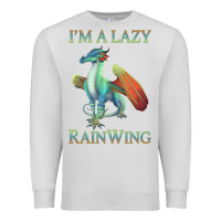 Dove Grey Chill Rainwing Dragon Retro Fan Tee Wings of Fire Premium Sweatshirt - linhVisuals