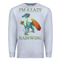 Heather Grey Chill Rainwing Dragon Retro Fan Tee Wings of Fire Premium Sweatshirt - linhVisuals