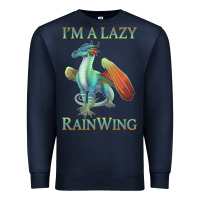 Navy Chill Rainwing Dragon Retro Fan Tee Wings of Fire Premium Sweatshirt - linhVisuals