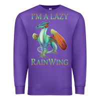 Purple Chill Rainwing Dragon Retro Fan Tee Wings of Fire Premium Sweatshirt - linhVisuals