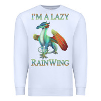 White Chill Rainwing Dragon Retro Fan Tee Wings of Fire Premium Sweatshirt - linhVisuals