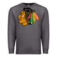 Charcoal Heather the  blackhawks Premium Sweatshirt - linhVisuals