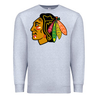 Heather Grey the  blackhawks Premium Sweatshirt - linhVisuals