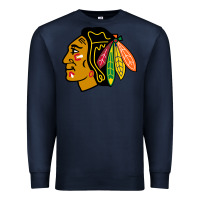 Navy the  blackhawks Premium Sweatshirt - linhVisuals