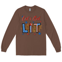 Chestnut let's get lit 1 Long Sleeve Tee - BundleAndBundleShop