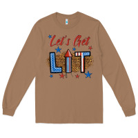 Toasted Coconut let's get lit 1 Long Sleeve Tee - BundleAndBundleShop