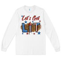 White let's get lit 1 Long Sleeve Tee - BundleAndBundleShop