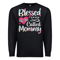 Black blessed to be called mommy t  shirt blessed to be called mommy lovely Premium Sweatshirt - linhVisuals