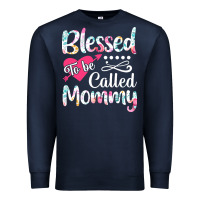 Navy blessed to be called mommy t  shirt blessed to be called mommy lovely Premium Sweatshirt - linhVisuals