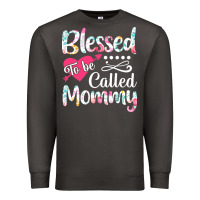 Smoke blessed to be called mommy t  shirt blessed to be called mommy lovely Premium Sweatshirt - linhVisuals