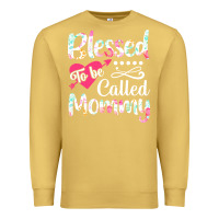 Antique Gold blessed to be called mommy t  shirt blessed to be called mommy lovely Premium Sweatshirt - linhVisuals