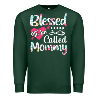 Sports Green blessed to be called mommy t  shirt blessed to be called mommy lovely Premium Sweatshirt - linhVisuals