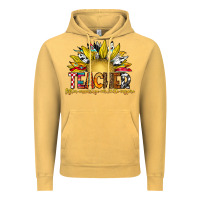 Vintage Mustard Teacher Vintage Hoodie - CowhideDigitalArt