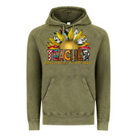 Vintage Olive Teacher Vintage Hoodie - CowhideDigitalArt