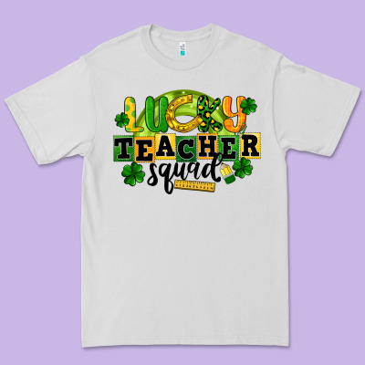 Lucky Teacher Squad St. Patrick's Day Premium Tee Designed By Cowgirlartshop