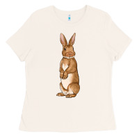 Bone Bunny Easter Ladies Tee - OliviaCreatesArt