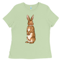 Matcha Bunny Easter Ladies Tee - OliviaCreatesArt
