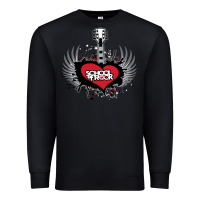 Black the school of rock new vector Premium Sweatshirt - linhVisuals