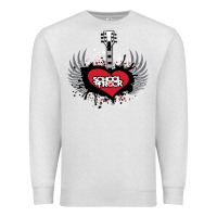 Oatmeal Heather the school of rock new vector Premium Sweatshirt - linhVisuals
