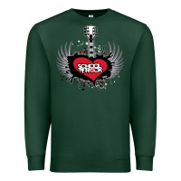 Sports Green the school of rock new vector Premium Sweatshirt - linhVisuals