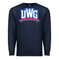 Navy uwg wolves Premium Sweatshirt - linhVisuals