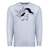 Heather Grey cyndaquil Premium Sweatshirt - linhVisuals