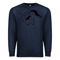 Navy cyndaquil Premium Sweatshirt - linhVisuals