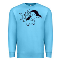 Ocean Blue cyndaquil Premium Sweatshirt - linhVisuals