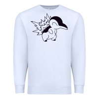 White cyndaquil Premium Sweatshirt - linhVisuals