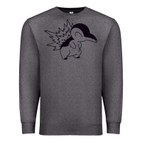 Charcoal Heather cyndaquil Premium Sweatshirt - linhVisuals