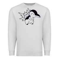 Dove Grey cyndaquil Premium Sweatshirt - linhVisuals