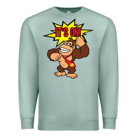Seafoam donkey kong Premium Sweatshirt - linhVisuals