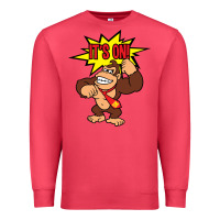 Cardinal donkey kong Premium Sweatshirt - linhVisuals