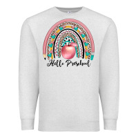Oatmeal Heather hello preschool Premium Sweatshirt - JahusDesignShop