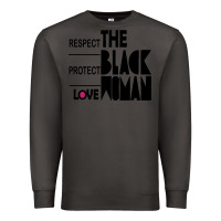 Smoke respect protect love the black woman Premium Sweatshirt - linhVisuals