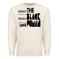 Sandshell respect protect love the black woman Premium Sweatshirt - linhVisuals