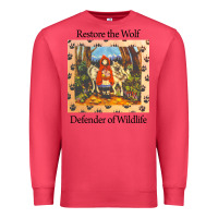 Cardinal restore the wolf defenders of wildlife Premium Sweatshirt - linhVisuals