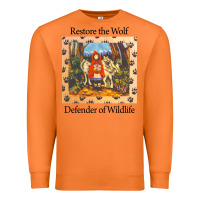Carrot restore the wolf defenders of wildlife Premium Sweatshirt - linhVisuals