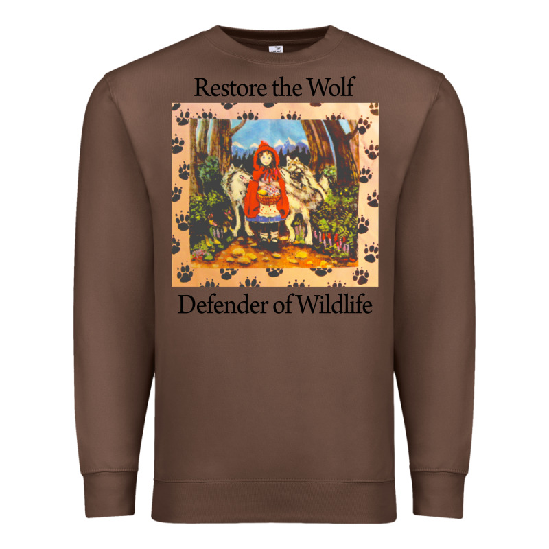 Restore The Wolf Defenders Of Wildlife Premium Sweatshirt by linhVisuals | Teevron