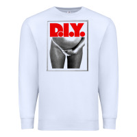 White rihanna diy Premium Sweatshirt - linhVisuals