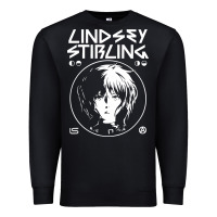 Black lindsey stirling white Premium Sweatshirt - linhVisuals