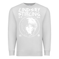 Dove Grey lindsey stirling white Premium Sweatshirt - linhVisuals