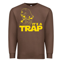 Chestnut it's a trap Premium Sweatshirt - linhVisuals